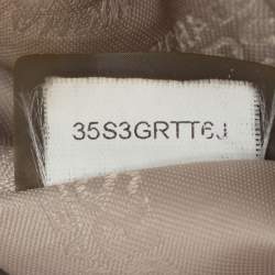 مملوكة مسبقًا حقيبة يد مايكل مايكل كورس شراشيب حلقة جلد وكانفاس  شهيرة بنية/ بيج