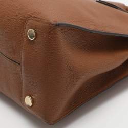 مملوكة مسبقًا حقيبة يد توتس مايكل كورس ميرسير جلد ذهبي ميتاليك متوسطة