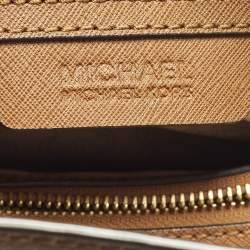 مملوكة مسبقًا حقيبة يد مايكل مايكل كورس ديلون متوسطة جلد سافيانو بني شرق غرب