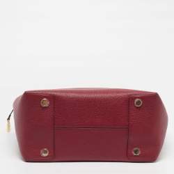 Pre Owned MICHAEL Michael Kors Mercer Large Red Leather Satchel