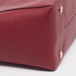 Pre Owned MICHAEL Michael Kors Mercer Large Red Leather Satchel