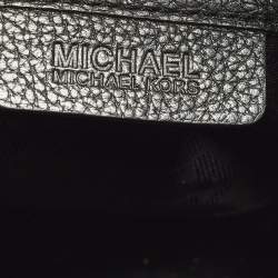 مملوكة مسبقًا MICHAEL Michael Kors Hamilton Black Leather Satchel