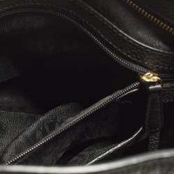 مملوكة مسبقًا MICHAEL Michael Kors Hamilton Black Leather Satchel