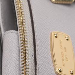 Pre Owned Michael Michael Kors Kellen Lilac Leather Tote