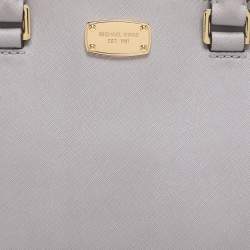 Pre Owned Michael Michael Kors Kellen Lilac Leather Tote