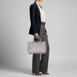 Pre Owned Michael Michael Kors Kellen Lilac Leather Tote