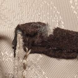 Pre Owned MICHAEL Michael Kors Pressley Brown Suede Shoulder Bag