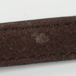 Pre Owned MICHAEL Michael Kors Pressley Brown Suede Shoulder Bag