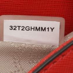 مملوكة مسبقًا MICHAEL Michael Kors Hamilton Mini Orange Saffiano Leather Crossbody Bag