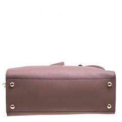 Michael Michael Kors Pale Pink Leather East West Hamilton Top Handle Bag