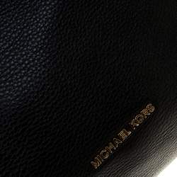 Michael Michael Kors Black Leather Tassel Hobo