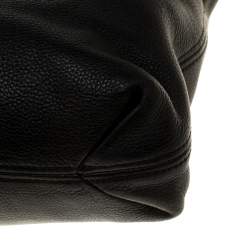 Michael Michael Kors Black Leather Tassel Hobo