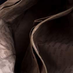 Pre Owned Michael Michael Kors Blue Leather Lilly Shoulder Bag