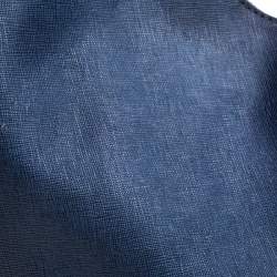 Pre Owned Michael Michael Kors Blue Leather Lilly Shoulder Bag