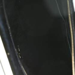 MICHAEL Michael Kors Black Calf Hair and Croc Embossed Leather Large Lana Tote
