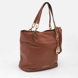 MICHAEL Michael Kors Brown Leather Medium Brooke Tote