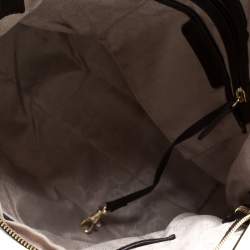 Pre Owned حقيبة مايكل مايكل كورس كيارا كبيرة جلد بنية داكنة