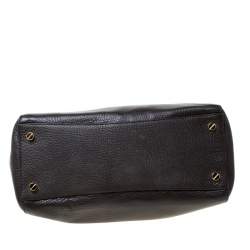 Pre Owned حقيبة مايكل مايكل كورس كيارا كبيرة جلد بنية داكنة