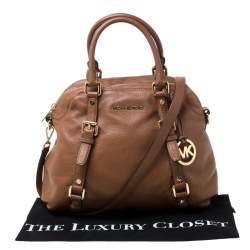 مملوكة مسبقًا MICHAEL Michael Kors Tan Leather Bedford Satchel