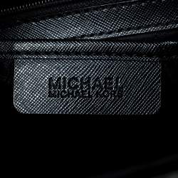 Pre Owned حقيبة يد مايكل كورس سلما متوسطة جلد سافيانو أزرق