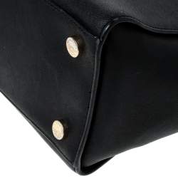 Pre Owned حقيبة يد مايكل كورس سلما متوسطة جلد سافيانو أزرق