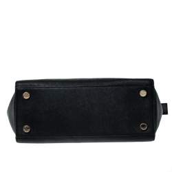 Pre Owned حقيبة يد مايكل كورس سلما متوسطة جلد سافيانو أزرق