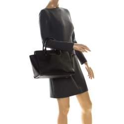 Pre Owned حقيبة يد مايكل كورس سلما متوسطة جلد سافيانو أزرق