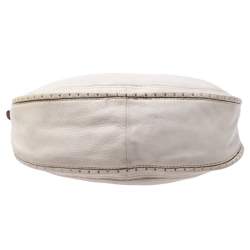 Michael Michael Kors Beige/Brown Leather Hobo