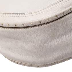 Michael Michael Kors Beige/Brown Leather Hobo