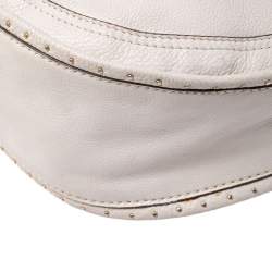 Michael Michael Kors Beige/Brown Leather Hobo