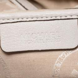 Michael Michael Kors Beige/Brown Leather Hobo
