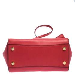 Pre Owned MICHAEL Michael Kors Orange Leather Hamilton Tote