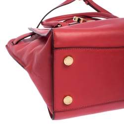 Pre Owned MICHAEL Michael Kors Orange Leather Hamilton Tote
