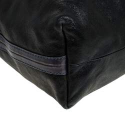 Pre Owned MICHAEL Michael Kors Black/Blue Hobo 