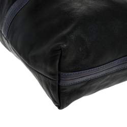 Pre Owned MICHAEL Michael Kors Black/Blue Hobo 