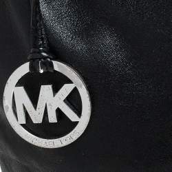 Pre Owned MICHAEL Michael Kors Black/Blue Hobo 