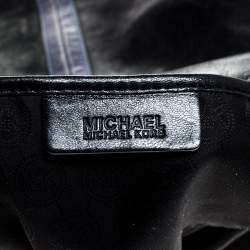 Pre Owned MICHAEL Michael Kors Black/Blue Hobo 