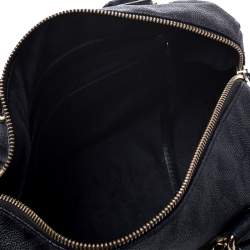 Pre Owned حقيبة مايكل مايكل كورس Grayson كانفاس مقوى شهيرة سوداء