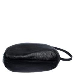 Pre Owned MICHAEL Michael Kors Black Leather Jet Set Chain Hobo