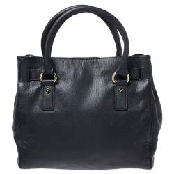 Pre Owned حقيبة مايكل مايكل كورس هاميليتو جلد سوداء