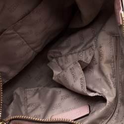 Pre Owned MICHAEL Michael Kors Pink Leather Tassel Hobo