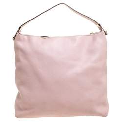 Pre Owned MICHAEL Michael Kors Pink Leather Tassel Hobo