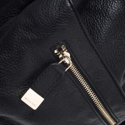 Pre Owned Michael Kors Black Leather Large Layton Hobo