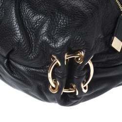 Pre Owned Michael Kors Black Leather Large Layton Hobo