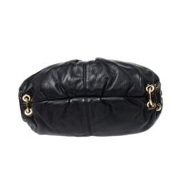 Pre Owned Michael Kors Black Leather Large Layton Hobo