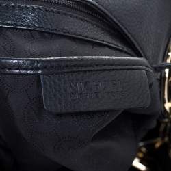 Pre Owned MICHAEL Michael Kors Black Leather Fulton Slouchy Hobo