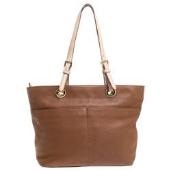 مملوكة مسبقًا MICHAEL Michael Kors Brown Leather Bedford Tote