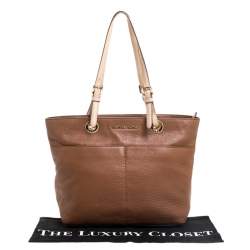 مملوكة مسبقًا MICHAEL Michael Kors Brown Leather Bedford Tote