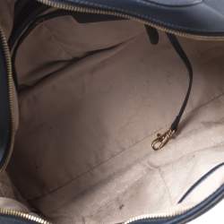 Pre Owned MICHAEL Michael Kors Blue Leather Boston Bag