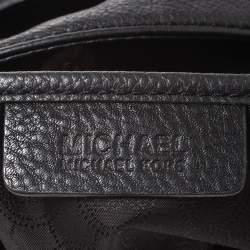 Pre Owned MICHAEL Michael Kors Black Leather Large Jet Set Chain Tote